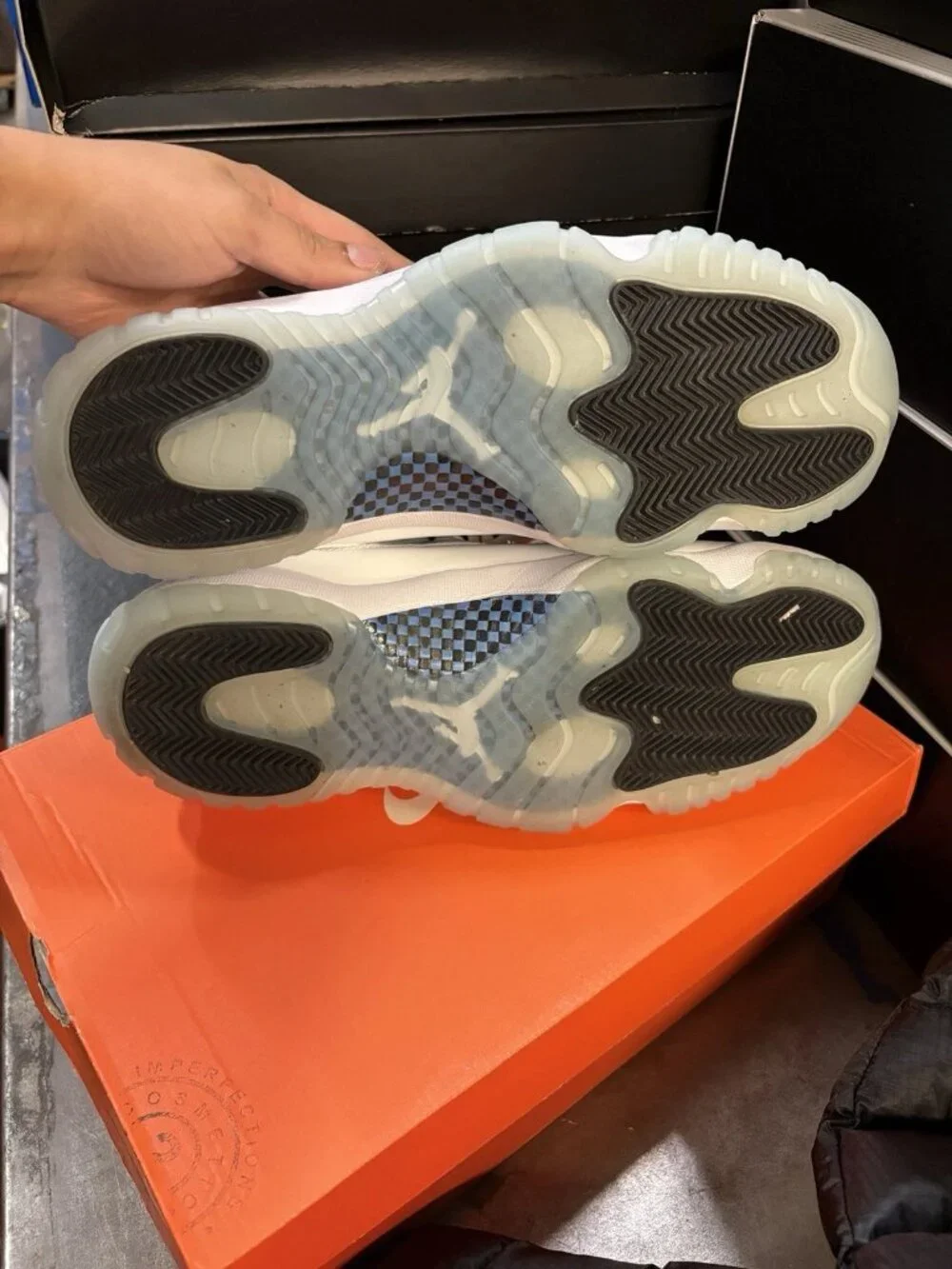 WORN Men’s Air Jordan 11 Low Legend Blue (B-Grade) AV2187-117 Size 12 WITH BOX